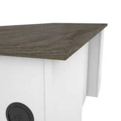 White & Walnut Gray Modern U-shaped Desk -Home Decor Shop 72gQEpENmG2c04TELn8Fgahouzg01xFL
