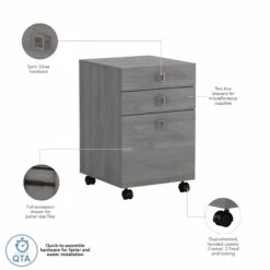 16" Mobile 3-Drawer File Cabinet In Modern Gray Finish 11 16" Mobile 3-Drawer File Cabinet In Modern Gray Finish -Home Decor Shop 7aac8ffcac1061a8c805516d3cb5bac4c1aef32c
