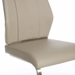 Quality Taupe Leatherette Guest Or Conference Chairs (Set Of 2) -Home Decor Shop 81013TPE 06