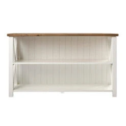 Walker Edison 52" White & Rustic Oak Solid Wood Farmhouse Credenza -Home Decor Shop 8e4a9e8b3010695e93e5323423255fb9096352c0