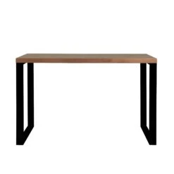 Refined Desk In Walnut And Matte Black