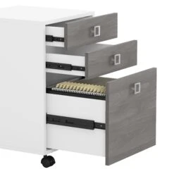 16" Mobile 3-Drawer File Cabinet In Modern Gray/White -Home Decor Shop 92743cd6c8c89766a536436d16f593e53807baf4