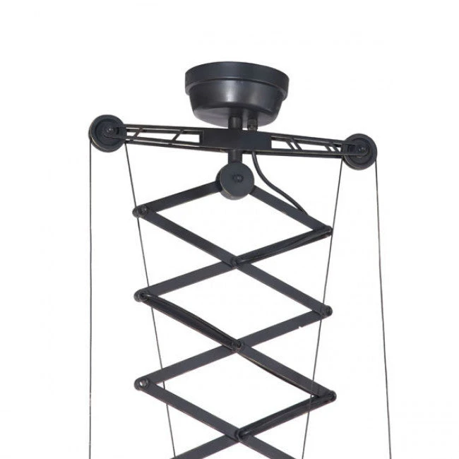 Black Scissor-Style Functional Hanging Office Light 2 Black Scissor-Style Functional Hanging Office Light - Image 2