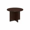 42" Round Conference Table In Mocha Cherry