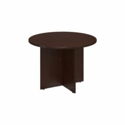 42" Round Conference Table In Mocha Cherry