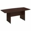 72" X 36" Boat Top Conference Table In Mocha Cherry
