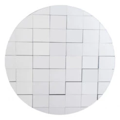 Round Multi-Squared Mirror W/ Colored Tints