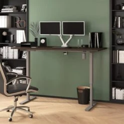 72" Dual Monitor Adjustable Desk In Antigua