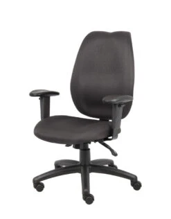 Boss Black High Back Office Chair W/ Waterfall Seat 7 Boss Black High Back Office Chair W/ Waterfall Seat -Home Decor Shop B1002 BK L 768x982 1
