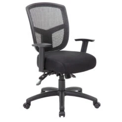 Boss Breathable Mesh & Foam Black Office Chair