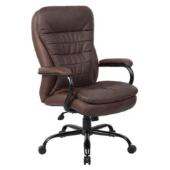 Boss Sturdy Padded Brown Office Chair For Big & Tall