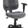 Boss Ergonomic Padded Chenille Office Chair With Armrests & Color Options