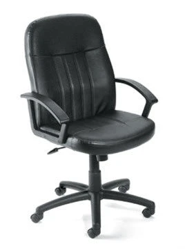 Boss Executive Leather Computer Chair With Built In Lumbar 1 Boss Executive Leather Computer Chair With Built In Lumbar