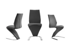S-Design Gray Eco-Leather Guest Or Conference Chair (Set Of 2)
