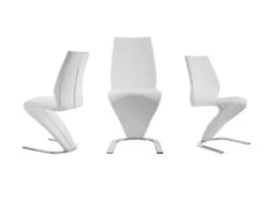S-Design White Eco-Leather Guest Or Conference Chair (Set Of 2)