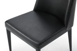 Sleek And Classic Black Leatherette Guest Or Conference Chair -Home Decor Shop DC1478P BLK 6