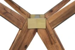 Unique 75" Contemporary Walnut Glass-Top Executive Desk Or Meeting Table -Home Decor Shop DNLI 3575 04