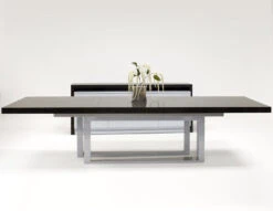 85 - 125" Primo Gray Oak Lacquer Conference Table With Unique Legs
