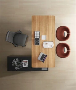 Unique Modern Zebrano Wood L-shaped Executive Desk With Storage -Home Decor Shop EOX481 ZE 4