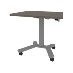 35" Telescoping Desk In Bark Gray -Home Decor Shop GteXV4KVkkZz6G65ky8DhnPI9pybnhdu