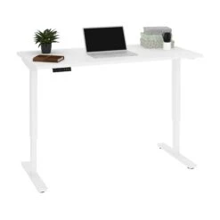 60" Electric Adjustable Desk In White -Home Decor Shop H5oDZ6KLcz3mZY2eGJn833V6oj3nD3iL