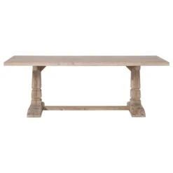 Star Rustic Extendable 86.5" - 118" Pine Meeting Table