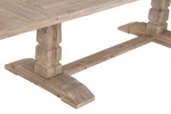 Star Rustic Extendable 86.5" - 118" Pine Meeting Table 8 Star Rustic Extendable 86.5" - 118" Pine Meeting Table -Home Decor Shop HayesExtensionDiningTable SmokeGrayPine 2 01