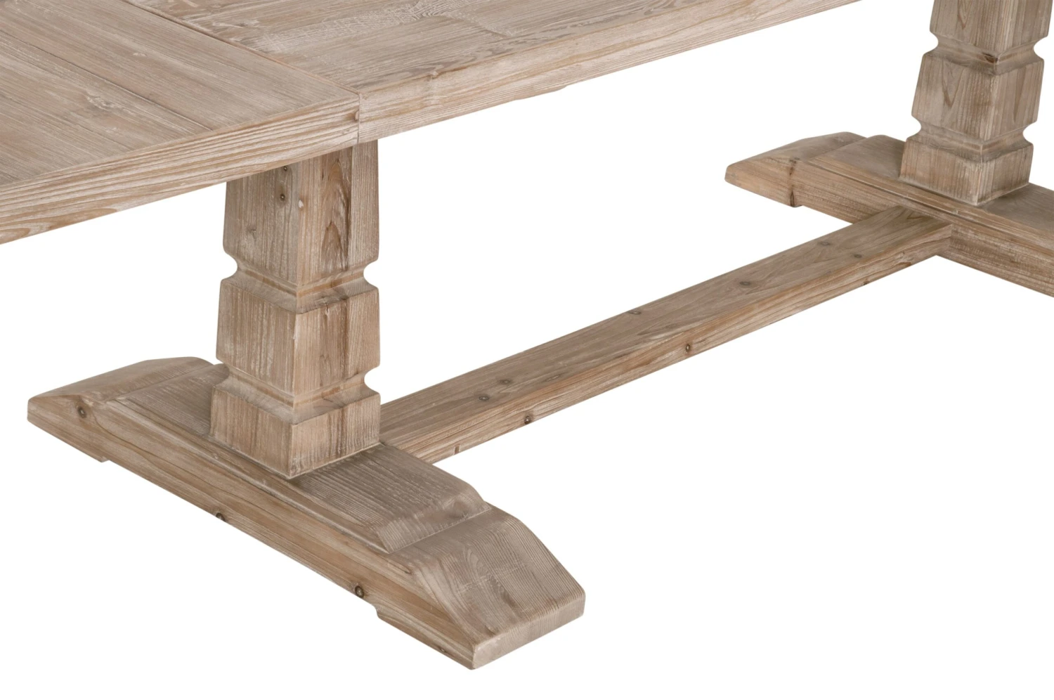 Star Rustic Extendable 86.5" - 118" Pine Meeting Table 4 Star Rustic Extendable 86.5" - 118" Pine Meeting Table - Image 4