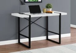 Boxcar Desk In White And Black