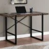 Boxcar Desk In Reclaimed Brown Wood And Black