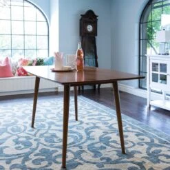 Walker Edison 60" Contemporary Desk With Mid-Century Styling -Home Decor Shop IuI6FasQ