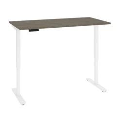 60" Electric Adjustable Desk In Walnut Gray -Home Decor Shop J634WaM5q0hoL54utET105qkB65p4omm