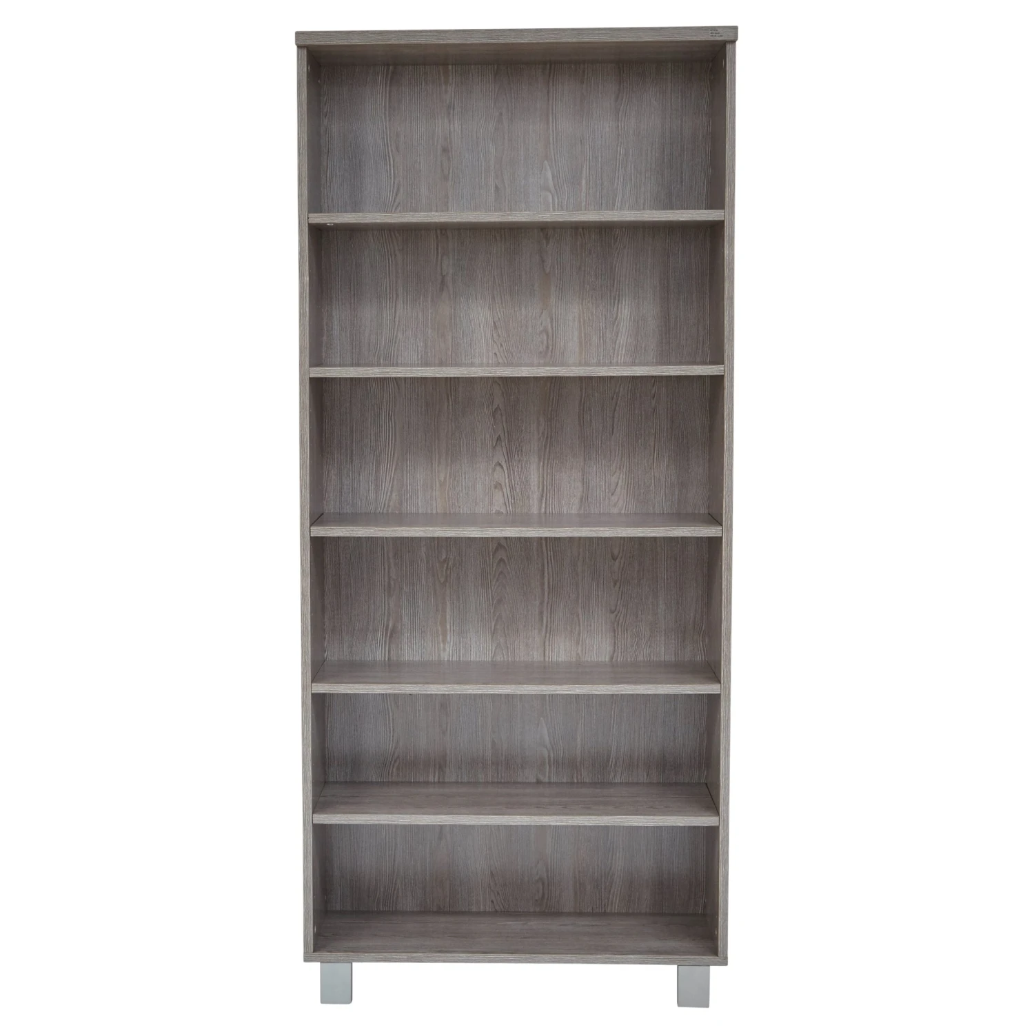 Unique 31.5" X 71.5" Modern Grey Bookcase With Steel Adjustable Legs 1 Unique 31.5" X 71.5" Modern Grey Bookcase With Steel Adjustable Legs