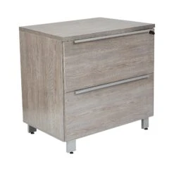 Unique 31.5" X 28.9" Modern Grey Lateral Filing Cabinet