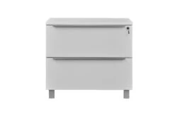 Unique 31.5" X 28.9" Sleek White Lateral Filing Cabinet