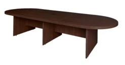 168" Modular Oval Conference Table With Power Data Port In Java
