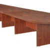 240" (20 Feet) Conference Table With 3 Power Data Grommets In Cherry