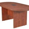 71" Racetrack Conference Table With Power Data Port In Cherry