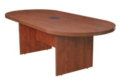 Cherry 95" Conference Table With Power Data Port
