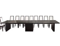 Modern Wenge Conference Table With Extensions To 167" W