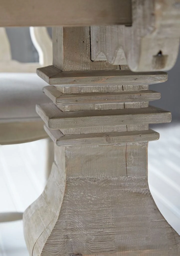 Star 84” – 120” Gorgeous Recycled Pine Extension Conference Table - Image 7