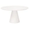 Star Concrete 55" Ivory Round Conference Table
