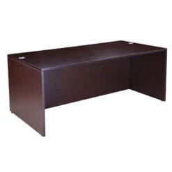Boss 71" Sturdy Mocha Office Desk