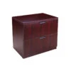 Boss Sturdy Lateral Mahogany Filing Cabinet
