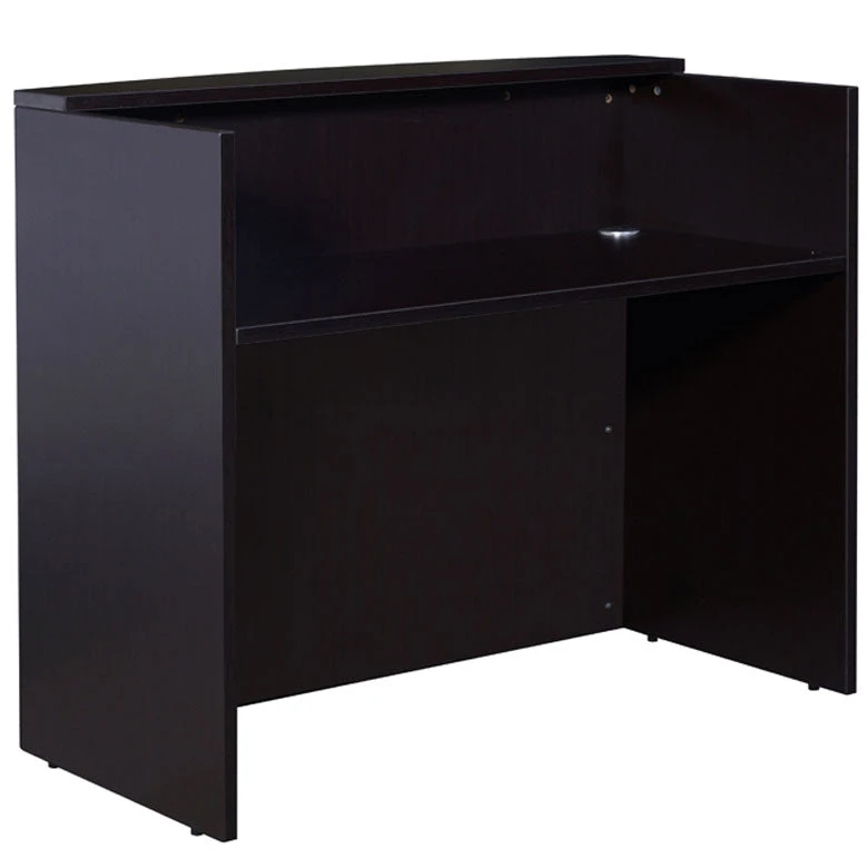 Boss Bold Mocha Reception Desk 2 Boss Bold Mocha Reception Desk - Image 2