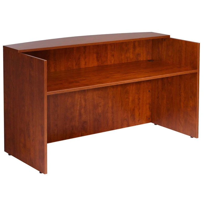 Boss Elegant Cherry 71" Reception Desk 1 Boss Elegant Cherry 71" Reception Desk