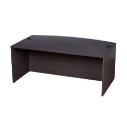 Boss 71" Gorgeous Driftwood Bow Front Desk
