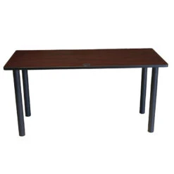 Boss 36" Mahogany Training Table With Optional Casters