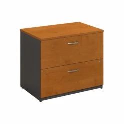 60" Classy Executive Desk In Natural Cherry And Slate -Home Decor Shop Nat Cherry File WC72454C ABT 01 12