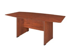 Premium 71" Boat Shaped Conference Table In Cherry